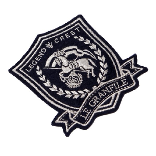 画像3: LE GRANFILE Emblem(ワッペン) シルバー
