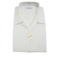 男子学生服　カッターシャツ 半袖オープンシャツ(開襟）