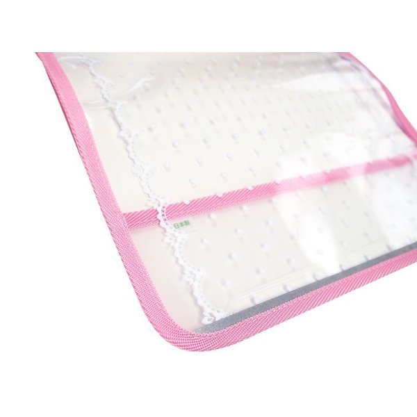 画像2: ★ランドセル用★透明カバー 『ドット』ピンク