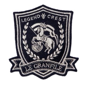 画像: LE GRANFILE Emblem(ワッペン) シルバー